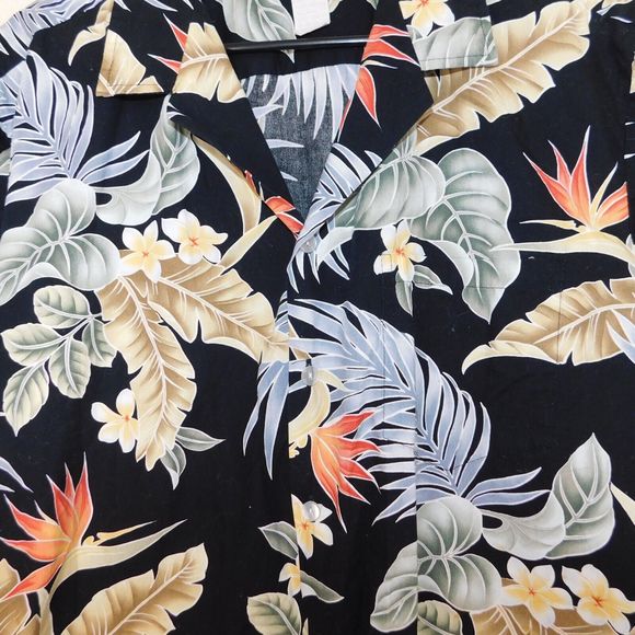 Tommy Hilfiger Hawaiian Shirt Adult XL Vintage Button Up Graphic Made in USA - Picture 4 of 7